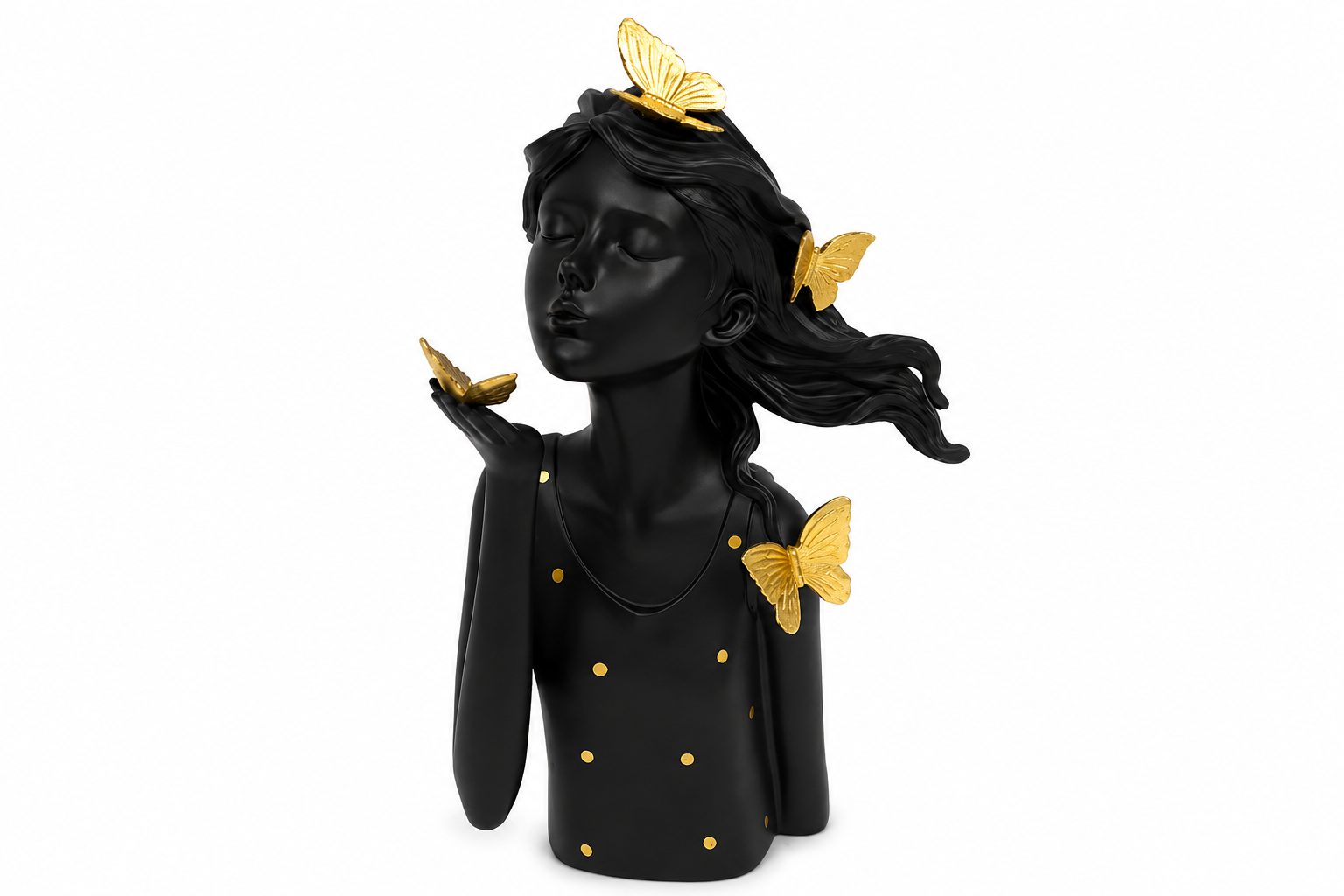 FIGURA BLACK BUTTERFLY 31CM