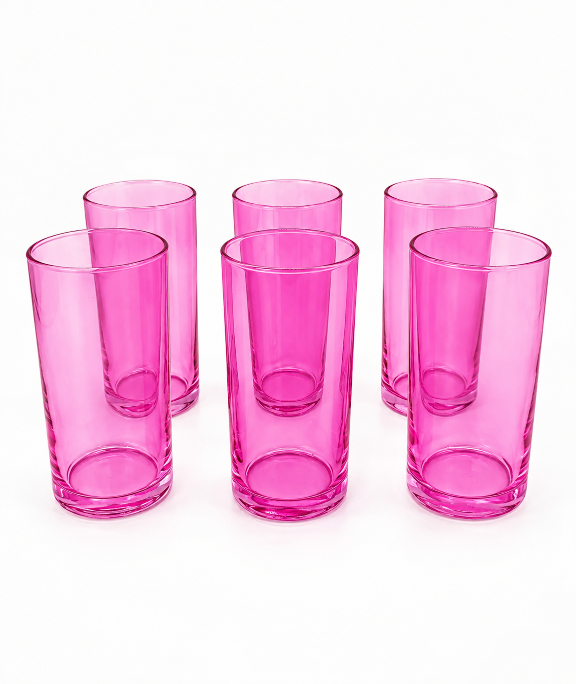 ČAŠA ZA VODU/SOK PINK 6 komada 290ML