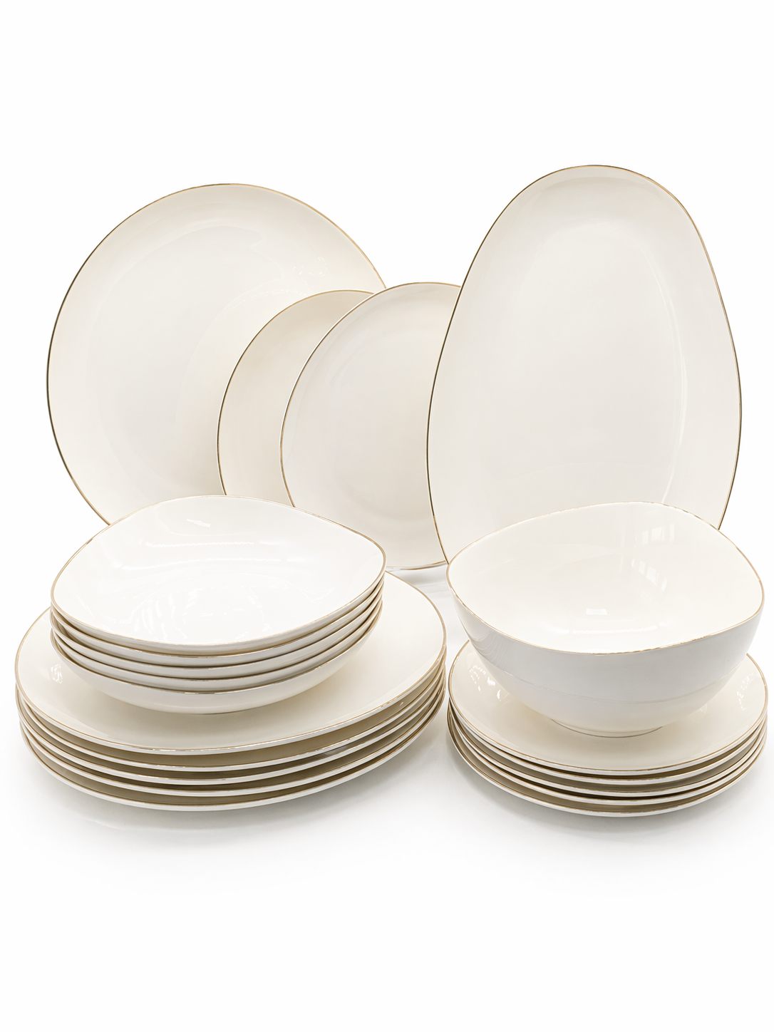 SET ZA RUČAVANJE TRIANGLE SILVER 20 ELEMENATA