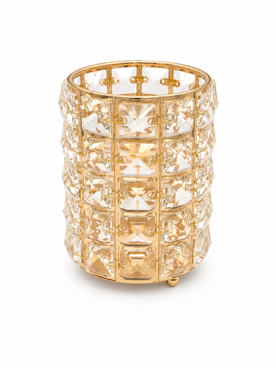 SVEĆNJAK CRYSTAL GOLD