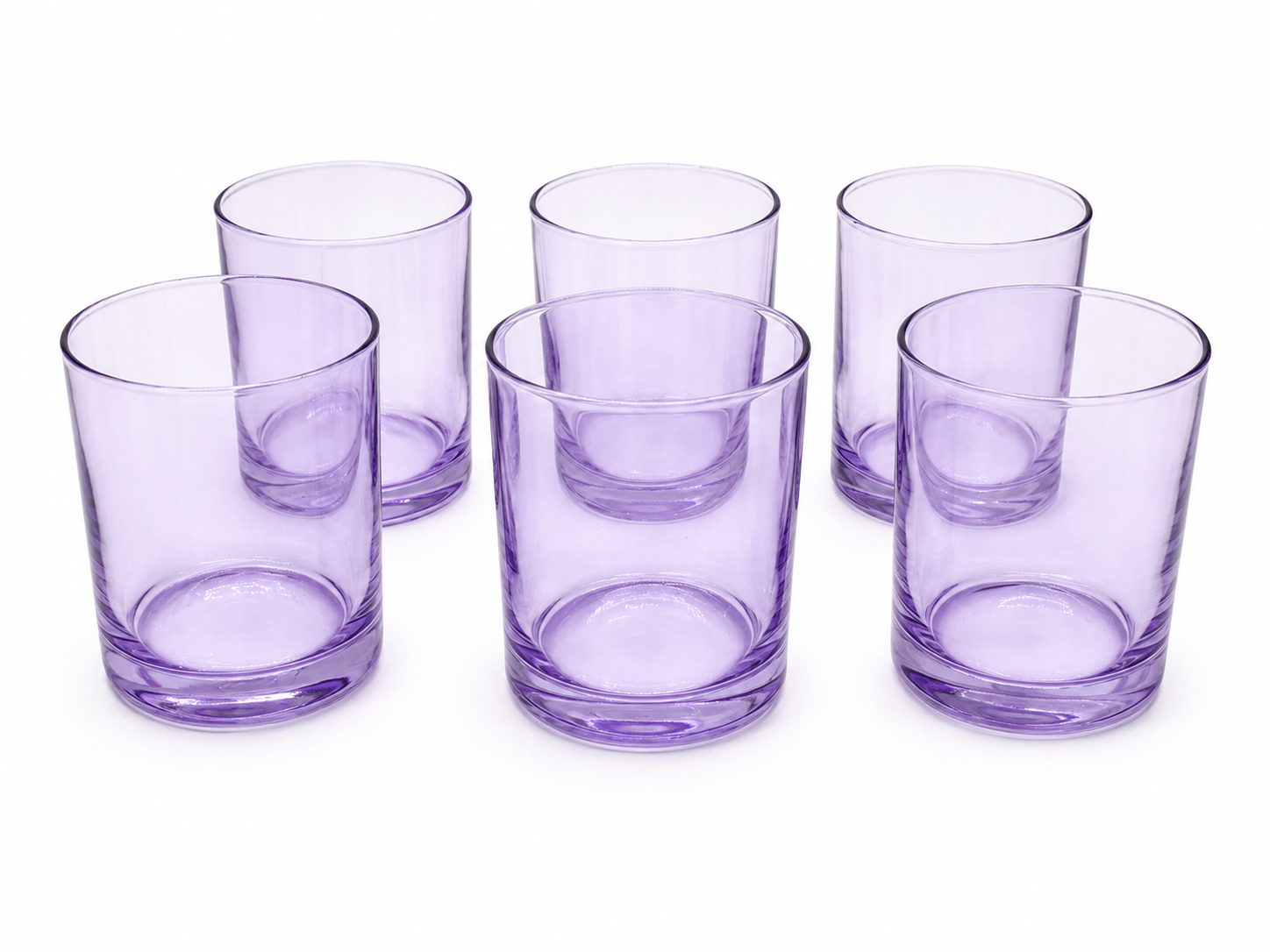 ČAŠA ZA VODU/SOK PURPLE 6 komada 255ML