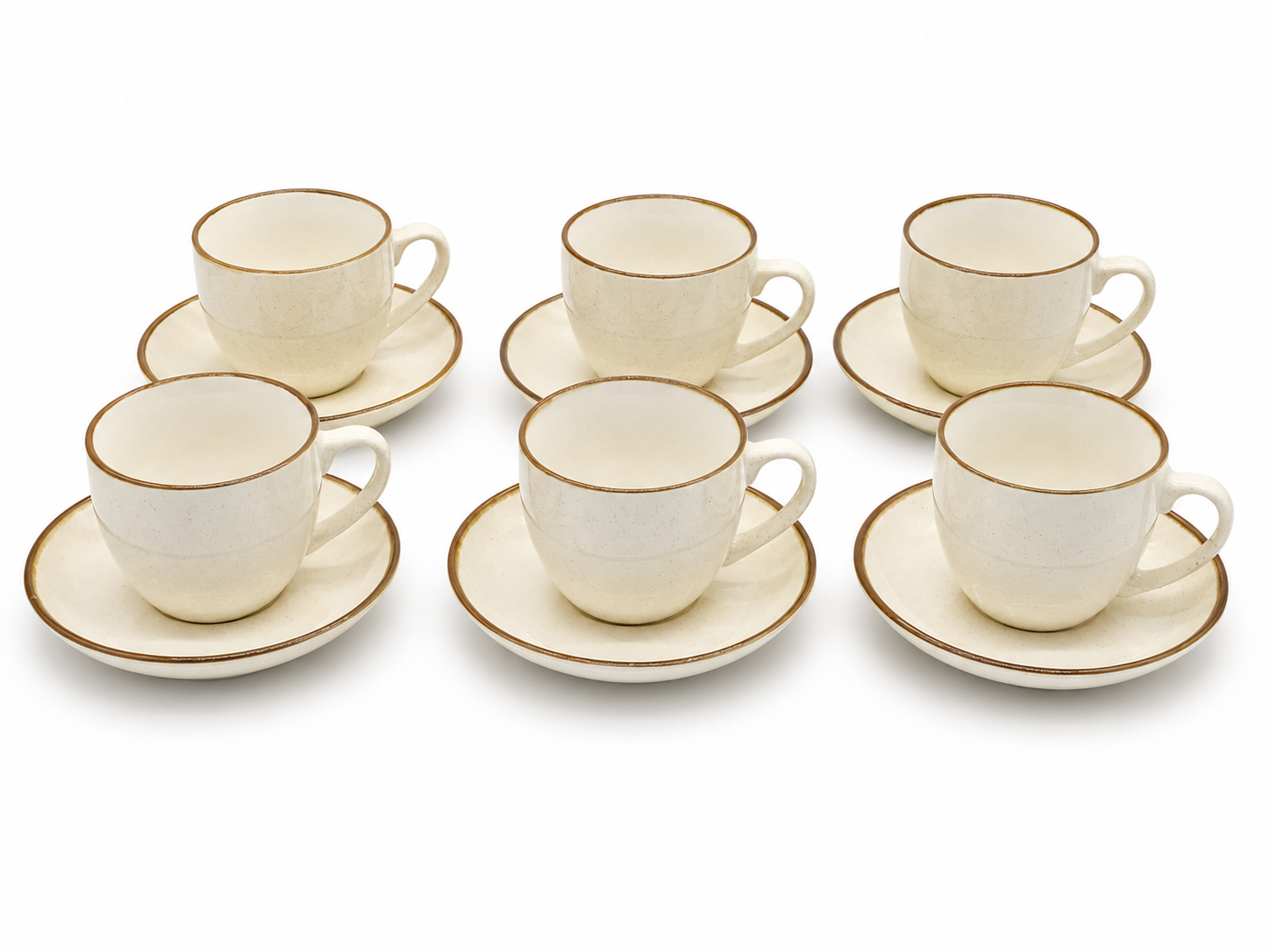 SET ŠOLJA RUSTIC CREAM 1/6