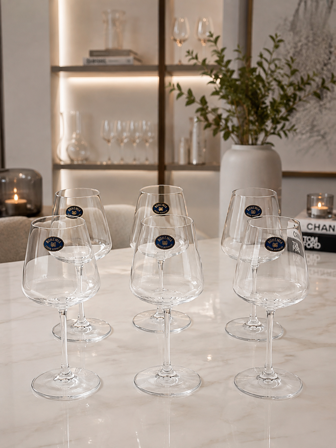 SET ČAŠA ZA VINO CORVUS 6 KOMADA 360ML