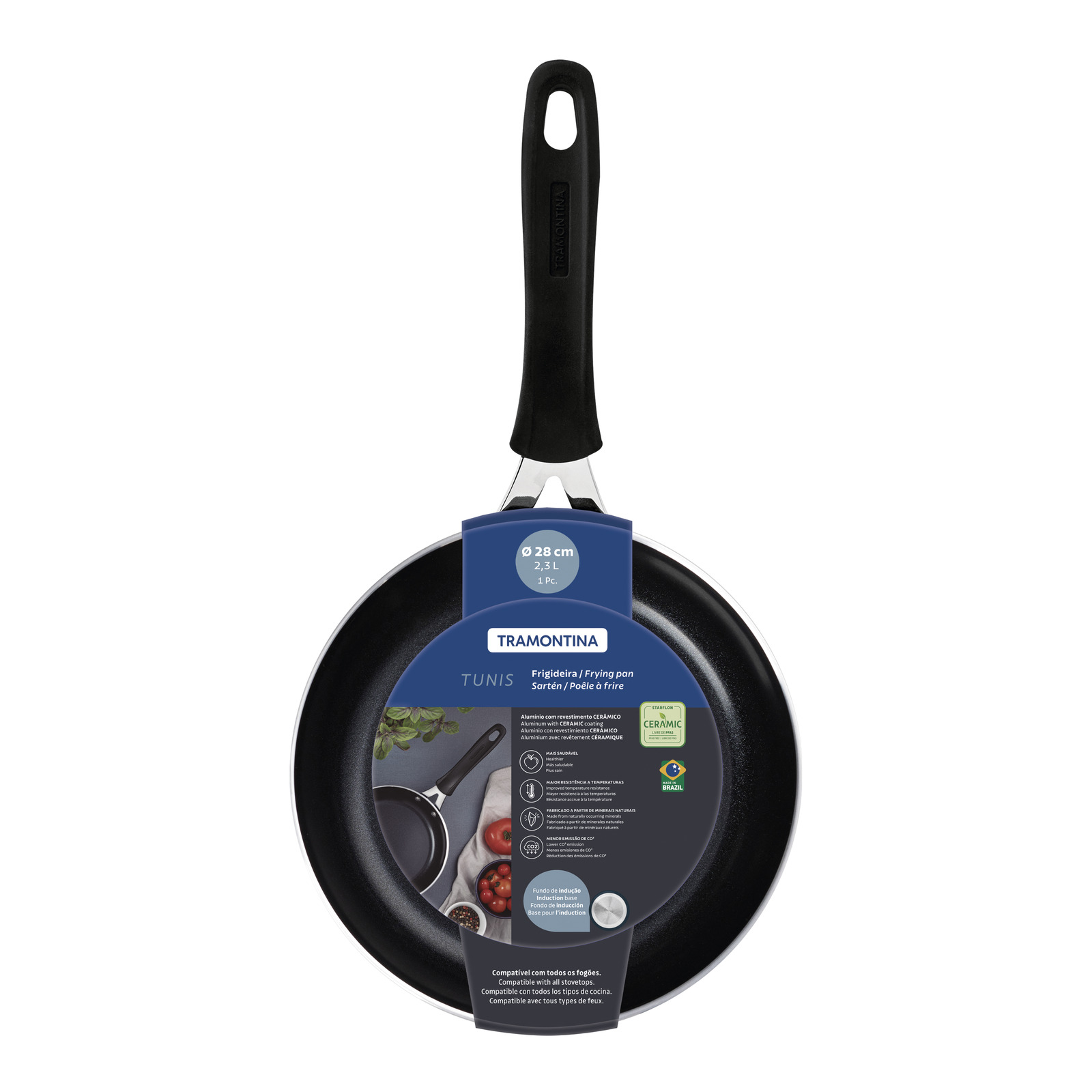 TIGANJ BLUE TUNIS 28CM