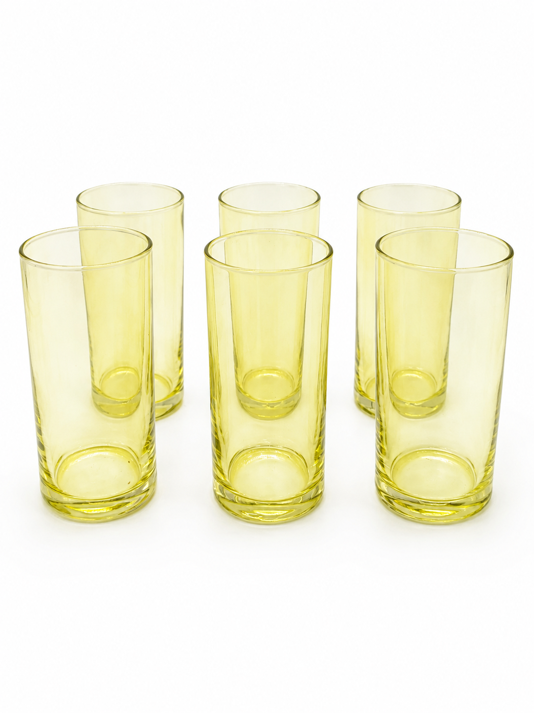 ČAŠA ZA VODU/SOK YELLOW 6 komada 290ml