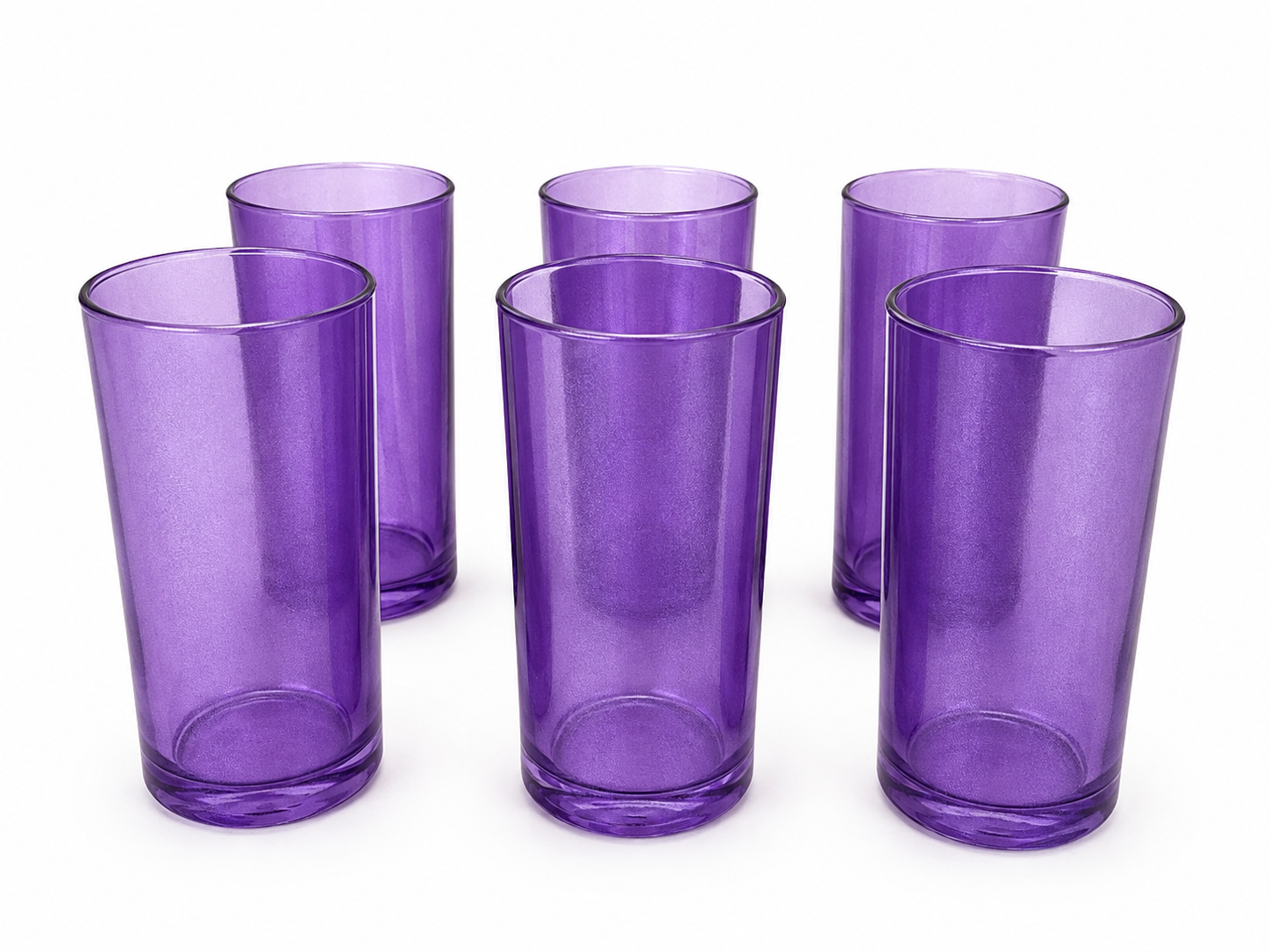 ČAŠA ZA VODU/SOK PURPLE matted 6 komada 290ml